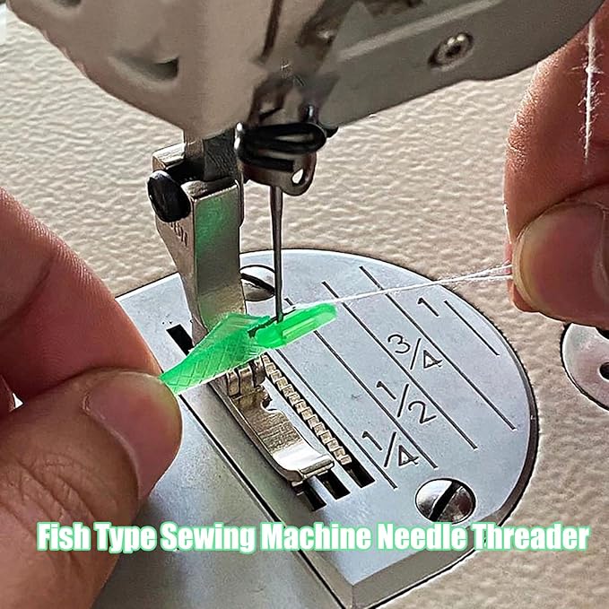 Fish Mouth Sewing Machine Needle Threader - 2025 New Automatic Tool, Quick & Easy Loop Threader for Enhanced Sewing Efficiency & Precision (20)