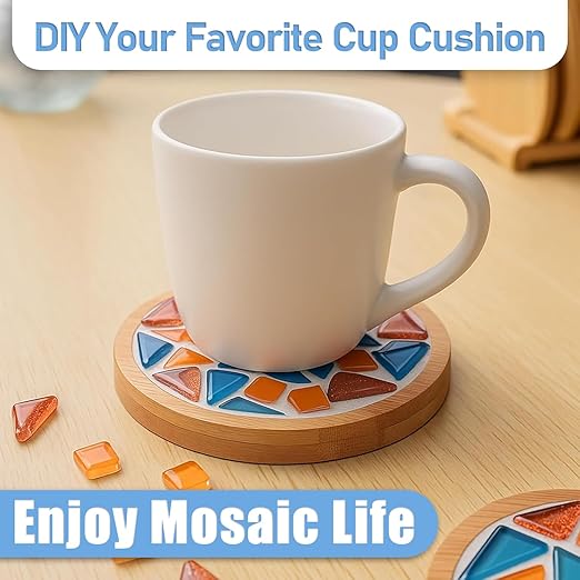 Mosaic Crystal Grout, Mosaics Tile Tools, Mosaic Tile Accessories – Essential for Handmade Grouting and Perfect for DIY Craft Projects (White, 8.8oz)