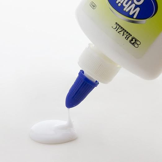 BAZIC White Glue 4oz., Clear Glue 1.7oz., Glue Stick 0.7oz., Washable Liquid Glue Pen, Multi-Purpose, for School Home Office (3/Pack), 1-Pack