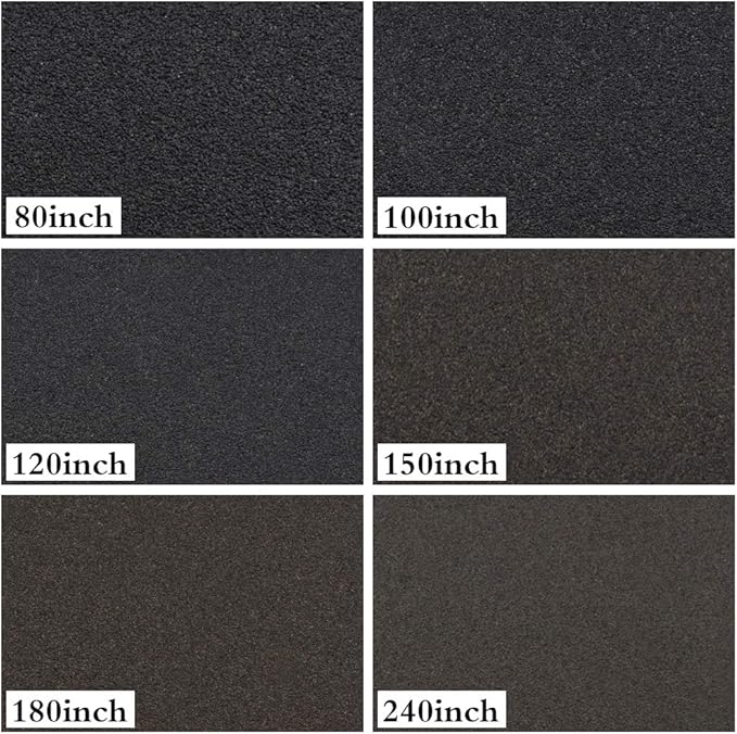 Sandpaper Sheets 9 x 11 Inch,Assorted 80/100/120/150/180/240 Coarse Grit,Silicon Carbide Abrasive Wet Dry Sand Paper for Wood Furniture Finishing,Metal Sanding,24PCS