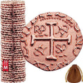 Large Metal Pirate Coins - 35 Rose Gold Treasure Coin Set, Metal Replica Spanish Doubloons for Pirate Party Decorations & Favors, Tokens, Toys, Cosplay - Pirate Treasure Chest - Size 0,98"