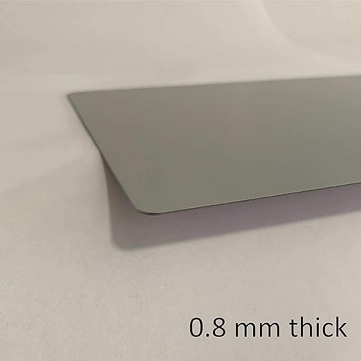 Metal Engraving Sheets for Etching with Maker, Explore Air 2, Silhouette Cameo 4, Brother Scan and Cut Zoom Precision Engraving Tool Tip Engraver; Blank Anodized Aluminum Sheets for Crafting - 3 Pack