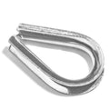 Heavy Duty Stainless Steel Thimbles for 1/4” Cables, T316 Marine Grade – Lot of 10
