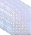 PATIKIL 11.7x8.3" Holographic Sticker Paper, 10Sheets A4 Polypropylene Self-adhesive Transparent Waterproof Laminate Overlay Film for Photo Cards Scrapbook Decorations, Butterfly