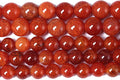 10mm 36pcs Natural Red Dragon Vein Agate Stone Beads for Jewelry Making Energy Healing Round Beads DIY Bracelet Necklace Accessories 15" (10mm, Red Dragon Vein Agate)
