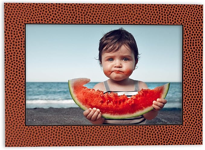 Poster Palooza 8x10 Mat Bevel Cut for 6x8 Photos - Acid Free Football Texture Precut Matboard - For Pictures, Photos, Framing - 4-ply Thickness