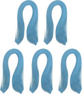 PATIKIL 600pcs Quilling Strips Paper 1/8"(3mm) 39cm Origami Paper Quilling Strip for Art DIY Hand Craft Christmas, Aquamarine Blue