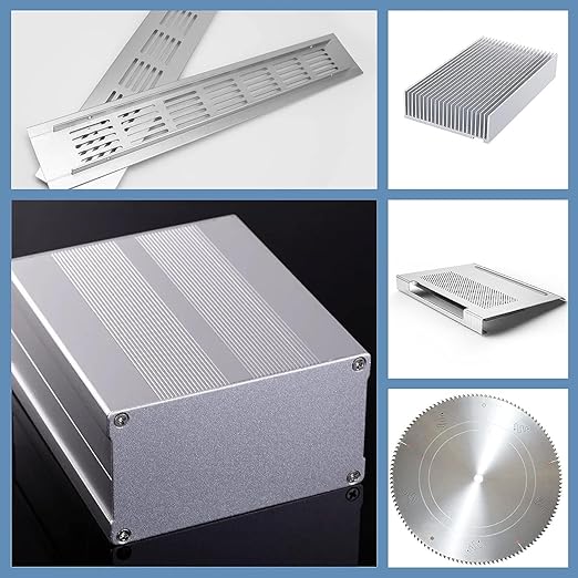 2PCS 6061 Aluminum Sheet Metal, 12" x 16" x 1/8" Thickness Heavy Duty Aluminum Sheets Plates with Protective Film, Rectangle Aluminum Plate Solid Metal Sheet Plate for DIY Projects Base Plate