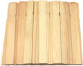 Wooden Paint Stir Sticks - Rewiss Paint Sticks 12 Inch Wood Stirrers Paddles Resin or Kids Wooden Craft Sticks, Garden and Library Markers(Pack of 50)