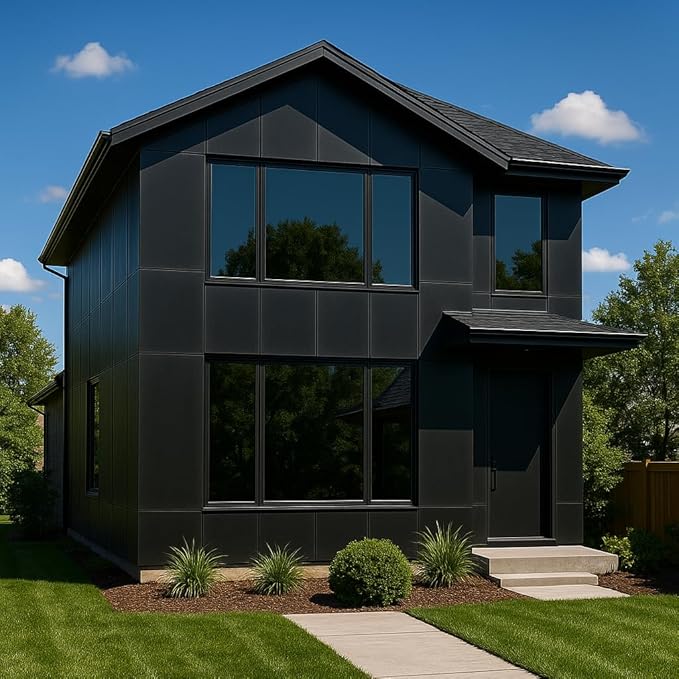 Rockrose Professional Blackout Home Window Tint Film - Sun Blocking Privacy Cover for Home Offices - Room Darkening Sun Light Blocker - 60 in X 100FT - Total Blackout