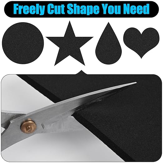 ToLanbbt 8 PCS Adhesive Foam Padding Sheets Closed Cell Neoprene Foam Sheet 1/8" Thick, 6" x 6" Self Stick Insulation Anti Vibration Pads Anti-Slip for Furniture, Cars, Speakers, DIY
