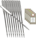 50 Pcs Sewing Machine Needles for Brother, Size 100/16 130/705H HAx1 Embroidery Machine Needles for Brother Sewing Machine (5 Pack of 10 Needles)