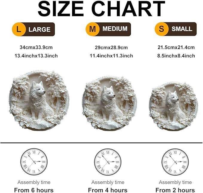 Wooden Puzzles Adults, 3D Paper Samoyed Dog Wooden Puzzles 100 Pieces, Unique Animal Shaped Wood Challenging Jigsaw Puzzles Gifts for Adults, 8.5x8.3in