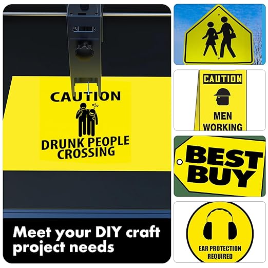 5PCS Laser Engraving Double Color ABS Plastic Sheet,Two-Tone Laserable Engraving Plastic Sheets for Name Badge,Office Label,Laser Artistic Product,Size 11.73" x 11.73",Lemon Yellow/Black