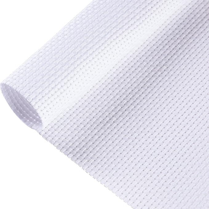 Aida Cloth Big Size 11 Count, White Cross Stitch Fabric, 39 inch by 60 inch