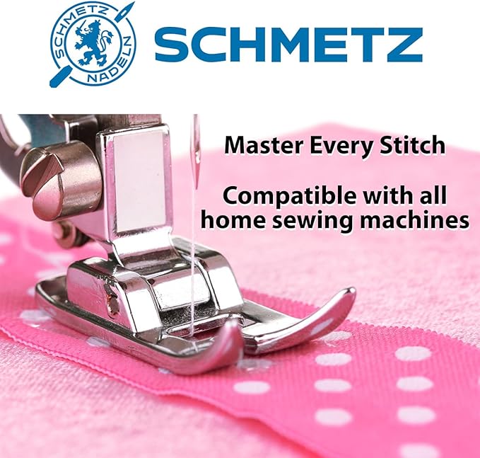 SCHMETZ Universal Sewing Machine Needles - Size 80/12, 5-Needle Cards, Pack of 10