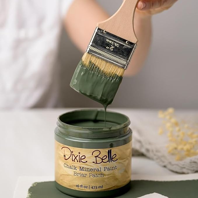 Dixie Belle Paint Company Chalk Finish Furniture Paint – Briar Patch (8oz) – Matte Chic Chalk Mineral DIY Furniture Paint