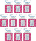 SCHMETZ Quilting Needles - Size 90/14, 5-Needle Cards, Pack of 10