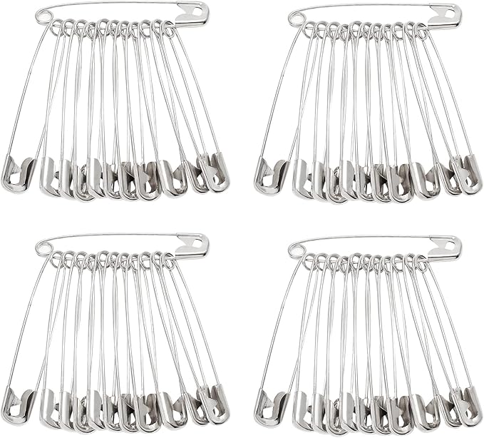 500 PCS 38mm / 1.5 Inch Heavy Duty Quilting Safety Pins, Medium Silver Metal Sewing Pins for DIY Crafts Jewelry Making Baby Clothing (Nickel Plated)": "