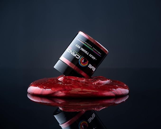 Eye Candy Pigments Premium True Red Mica Powder - Akai Tsuki Red (50gr) - for Epoxy, Resin, Soap, Paint, Woodworking, Acrylic Pouring, Bath Bombs, Fishing Lures - DIY Arts and Crafts Additive