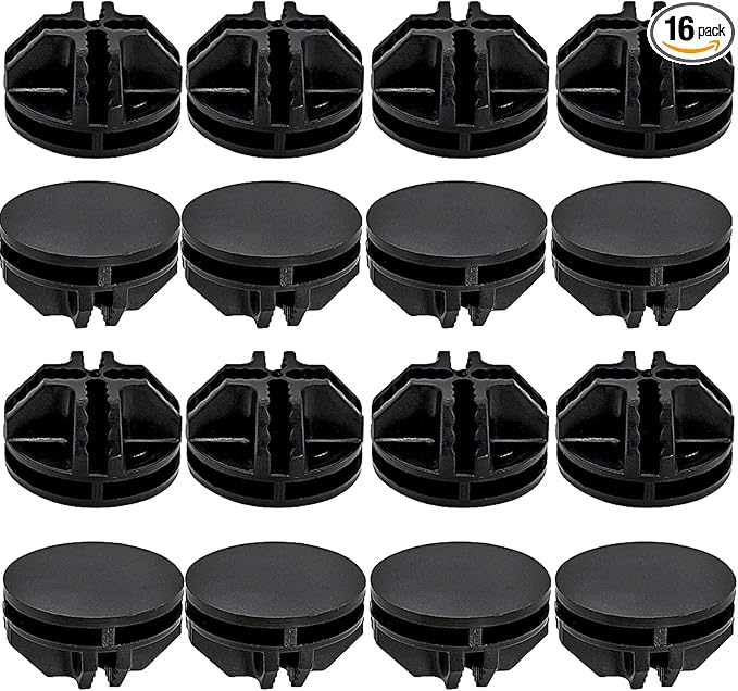 16 Pcs Black Plastic Connector, Wire Grid Cube Connector for Modular Closet Storage Organizer and DIY Wire Cube Storage Unit