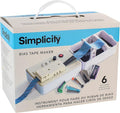 Simplicity 3881925US Sewing and Quilting Bias Tape Maker Tool with 6 Different-Sized Tips, Multicolor, 9pcs