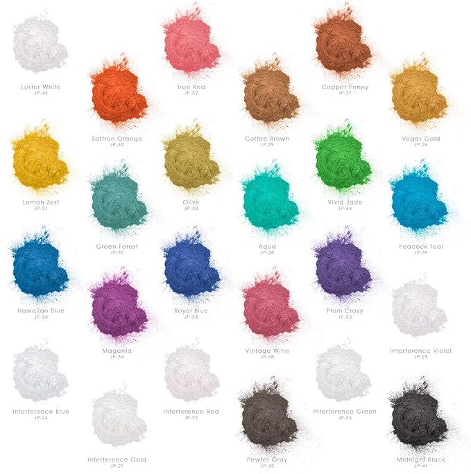 U.S. Art Supply Jewelescent Mica Pearl Pigment Powder, Royal Blue 3.5 oz (100g) Pouch - Cosmetic Grade, Epoxy Resin Color Pigment, Mica Powder for Resin, Soap, Slime, Candle Dye, Art, Crafts