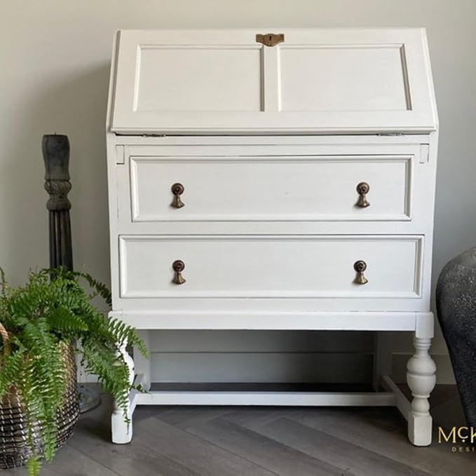 Dixie Belle Paint Company Chalk Finish Furniture Paint – Gardenia (8oz) – Matte Chic Chalk Mineral DIY Furniture Paint