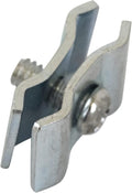 Gridwall Joining Clip Connectors for Grid Panels, Powder-Coated or Chrome Plated Steel (Quantity 20) (20, Chrome)