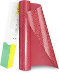 Glitter HTV Heat Transfer Vinyl Rolls are Made from Materials. The Glitter Gives a Luxurious Look and ensures Durability for Your Shirt designsStand Out from The Crowd with