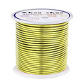 12 Gauge(2mm) Aluminum Wire 35 Yards Anodized Metal Wire for Bonsai Armature Crafting Sculpting Jewelry Craft Making Beading Floral (Yellow, 12 Gauge)