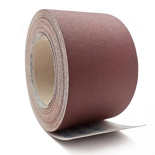 400 Grit Sandpaper Roll, 3 Inch x 49 Feet Emery Cloth Roll Aluminum Oxide Abrasive Paper Roll Continuous Sandpaper for Metalworking, Woodworker, Furniture Repair, Sanding Automotive Plumbing