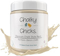 Chalky Chicks All-in-One Chalk Paint for Furniture or Cabinet - 8 Fl Oz - Matte Finish Cuppa Latte Tan for Metal, Wood Furniture Paint - No Sanding All-in-One for Home Decor & Crafts, USA Made