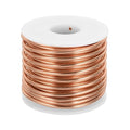 MECCANIXITY 9 Gauge Anodized Aluminum Craft Wire Bendable Bonsai Training Wire 56 Feet 3mm for Sculpting Crafts Wreath Floral Beading Jewelry Making, Copper Tone