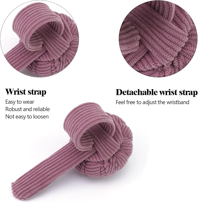 Wrist Pin Cushions, Sewing Needle Cushion kit with 1Pcs Elastic Strap Finger Ring Pincushions, Adjustable Strap Handcraft Needles Holder for Sewing and Quilting. (Light Coral)