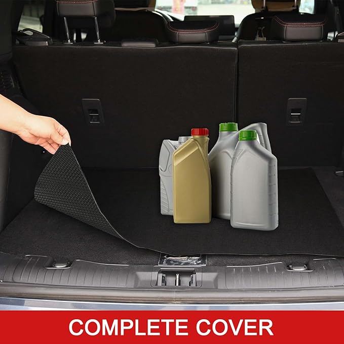 Golener Oil Spill Mat - Garage Floor Mat, Absorbent Oil Pad, Premium Maintenance Mat, Waterproof, Contain Liquid, Protect Garage Surface from Spill & Stain, Reusable, Durable, Black, 36”x59”, 2 Packs