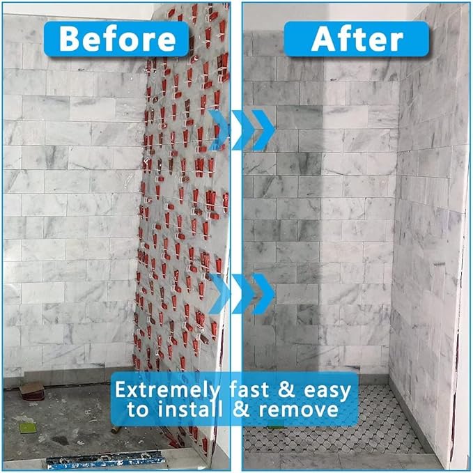 4000 PCS Tile Leveling System Clips 1/8''(3mm) Tiles Leveler Spacers Tool for Professional Ceramic Tile and Stone Installation