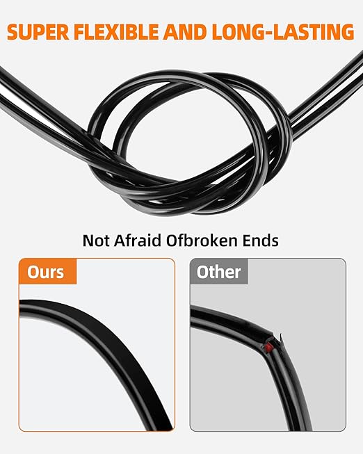 12 Gauge Wire, 12 AWG 2 Conductor Electrical Wire, Flexible/Oxygen-Free Tinned Copper/Stranded PVC 12/2 Cord for Automotive, Marine, LED Strips, Solar, RV, Lighting (200FT)