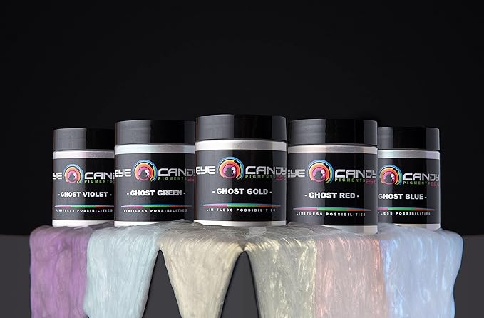 Eye Candy Premium Mica Powder Pigment “Galactic Ghost Violet” (25g) Multipurpose DIY Arts and Crafts Additive | Woodworking, Bath Bombs, Resin, Epoxy, Soap, Nail Polish (Galactic Ghost Violet, 25G)