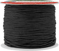 Mandala Crafts 1mm 109 Yards Black Cotton Waxed Cord for Jewelry Making Bracelet Cord Waxed String - Beading String Thread Jewelry Cords for Necklaces String