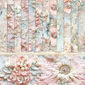 Premium 6x6 Inch Single-Sided Scrapbook Paper Pad - Perfect for Crafting, Decorative Projects and Card Making - 24 Sheets & 12 Elegant Patterns
