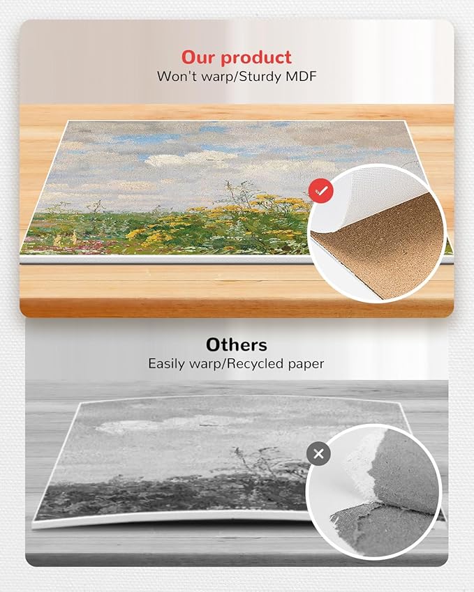 Canvas Boards for Painting 72 Pack, 9x12 Inch Painting Canvas Panels, 100% Cotton White Blank Canvas Boards for Painting, Art Supplies Paint for Acrylics Oil Watercolor Tempera Paints