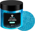 Luster Blue/Sky Blue - Techarooz Epoxy Resin Color Pigment - 56g / 2oz. Jar - TECHAROOZ 2 Tone Resin Dye Color Pigment Powder for Lip Gloss, Nails, Colorant for Slime Bath Bombs Soap Making