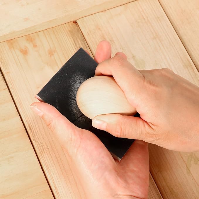 24 Pcs Sanding Sponge 120 Grit, Washable & Reusable Sanding Blocks for Wood, Metal, Drywall, Glazing, Wet Dry Sandpaper for Smooth Finishing