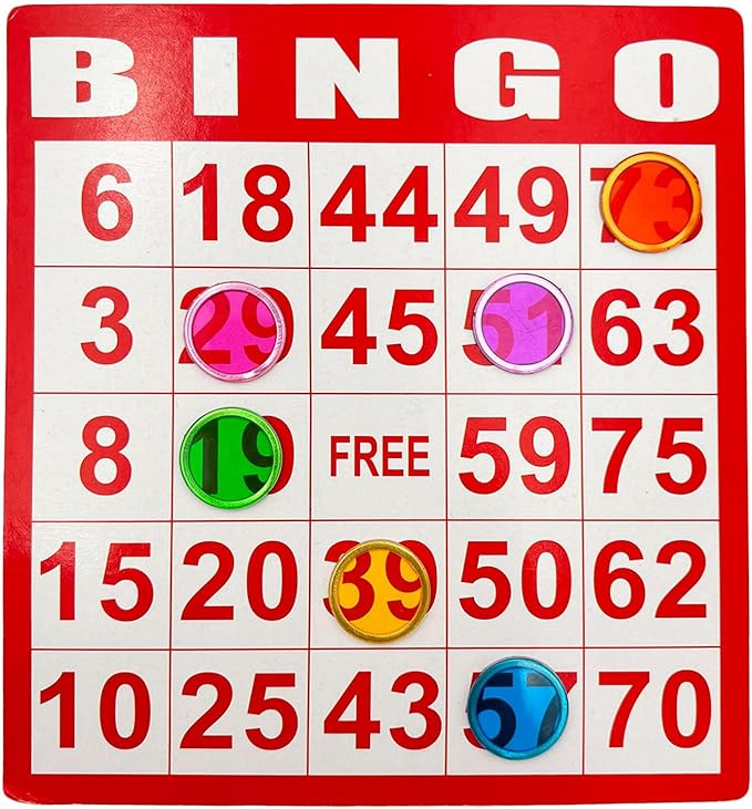 Magnetic Bingo Wand with Chips,6-Pack& 600 Metal Chips, 6 Color Metal Chips-for Large Group Games,Family Game Night, Sensory Bins,Counting and Sorting,Science& Educational Activities