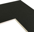 Craig Frames B404 Pre-cut Mat Board for 5x7 Print, 8x10, Textured Black