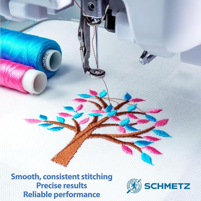 SCHMETZ Embroidery Sewing Machine Needles - Precision Needles, Size 75/11, 5-Needle Cards, Pack of 10