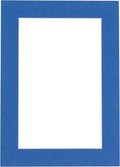 5.5x8.5 Mat for 8.5x11 Frame - Precut Mat Board Acid-Free Royal Blue 5.5x8.5 Photo Matte For a 8.5x11 Picture Frame, Premium Matboard for Family Photos, Show Kits, Art, Picture Framing, Pack of 1 Mat