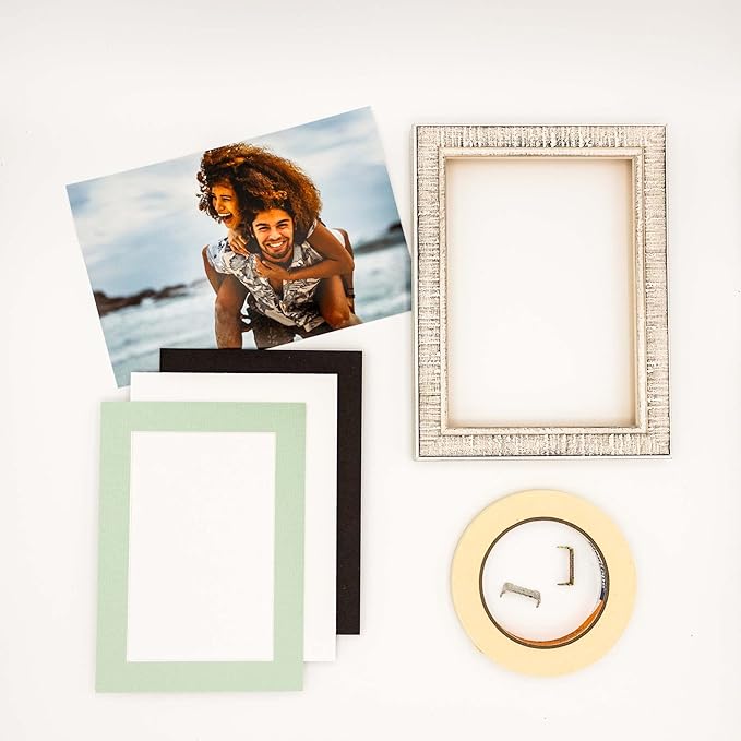 6x8 Mat for 8x10 Frame - Precut Mat Board Acid-Free Honeydew Green 6x8 Photo Matte For a 8x10 Picture Frame, Premium Matboard for Family Photos, Show Kits, Art, Picture Framing, Pack of 10 Mats