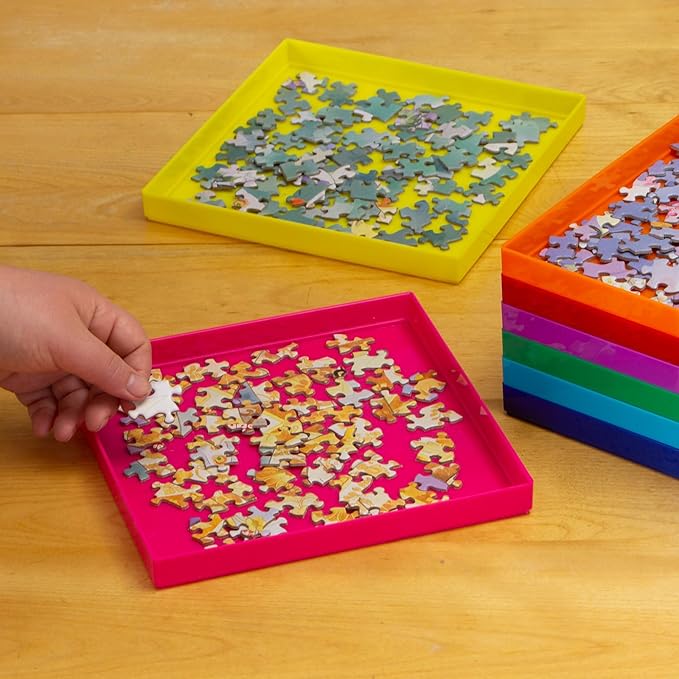 Bits and Pieces - Jumbo Puzzle Stack-Em Sorting Trays - Puzzle Gift